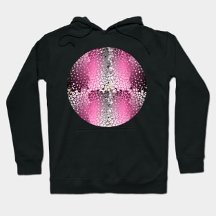 Colourful gradient unique flowers leopard stripes abstract modern 277 Pattern Hoodie